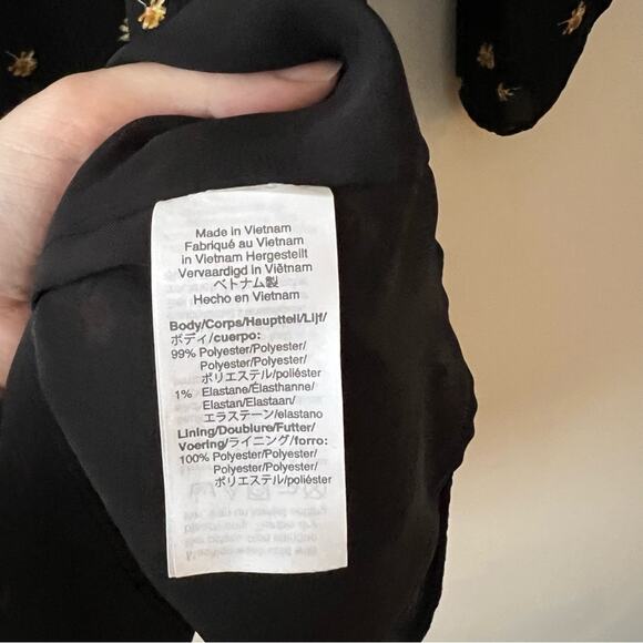 Madewell Tie-Waist Mini Dress in French Daisies - Picture 7 of 7